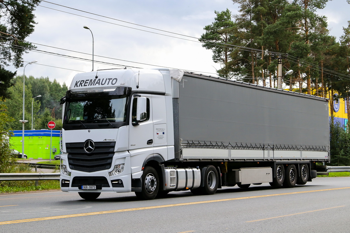 Чехия, № 9U8 9973 — Mercedes-Benz Actros ('2011) 1848