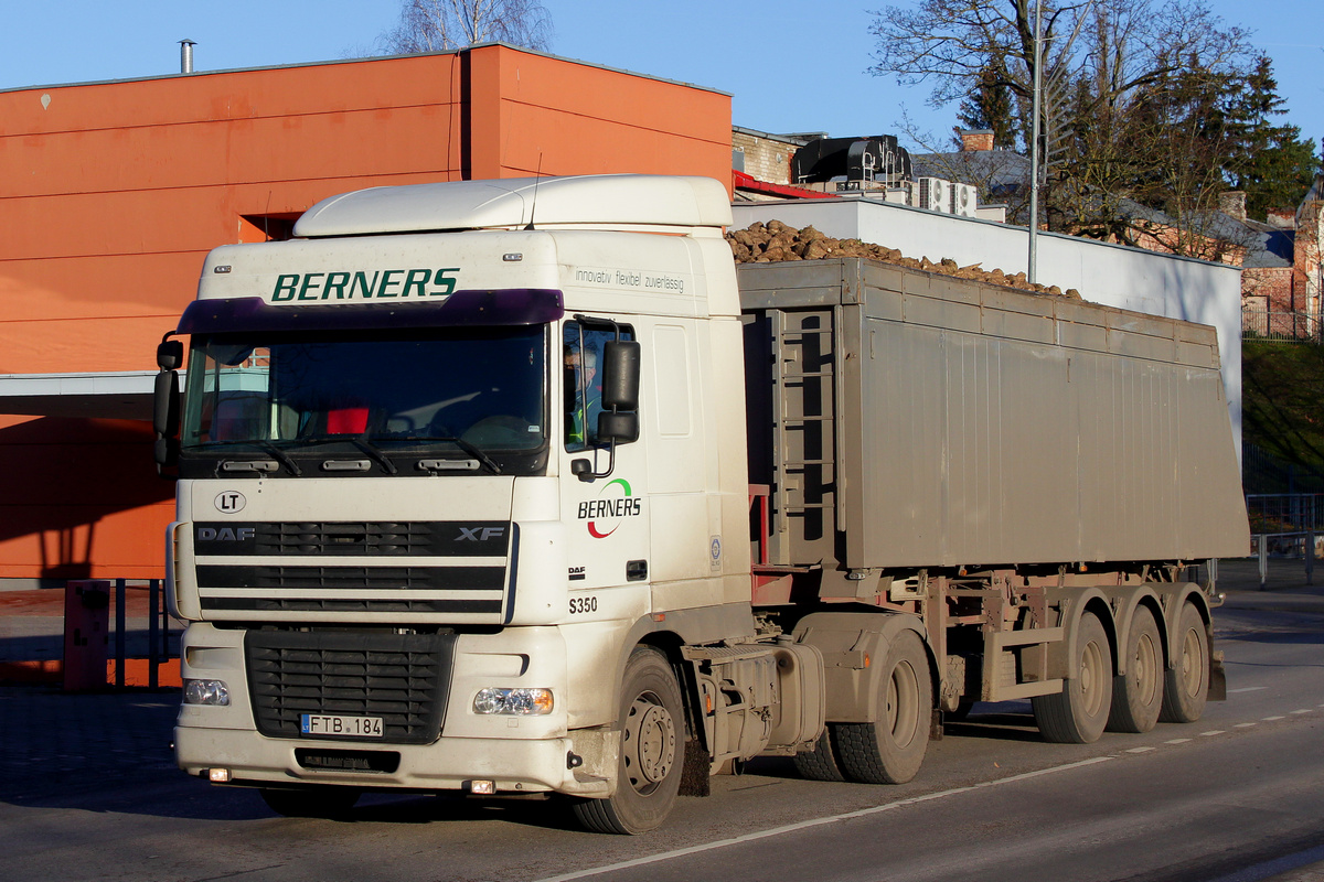 Литва, № FTB 184 — DAF XF95 FT