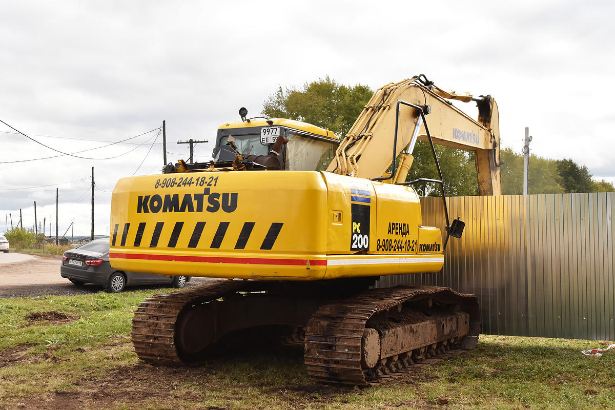 Пермский край, № 9977 ЕЕ 59 — Komatsu PC200