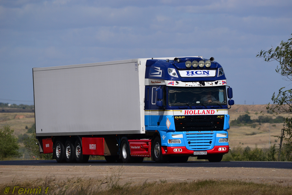 Ставропольский край, № Е 033 ЕУ 126 — DAF XF105 FT