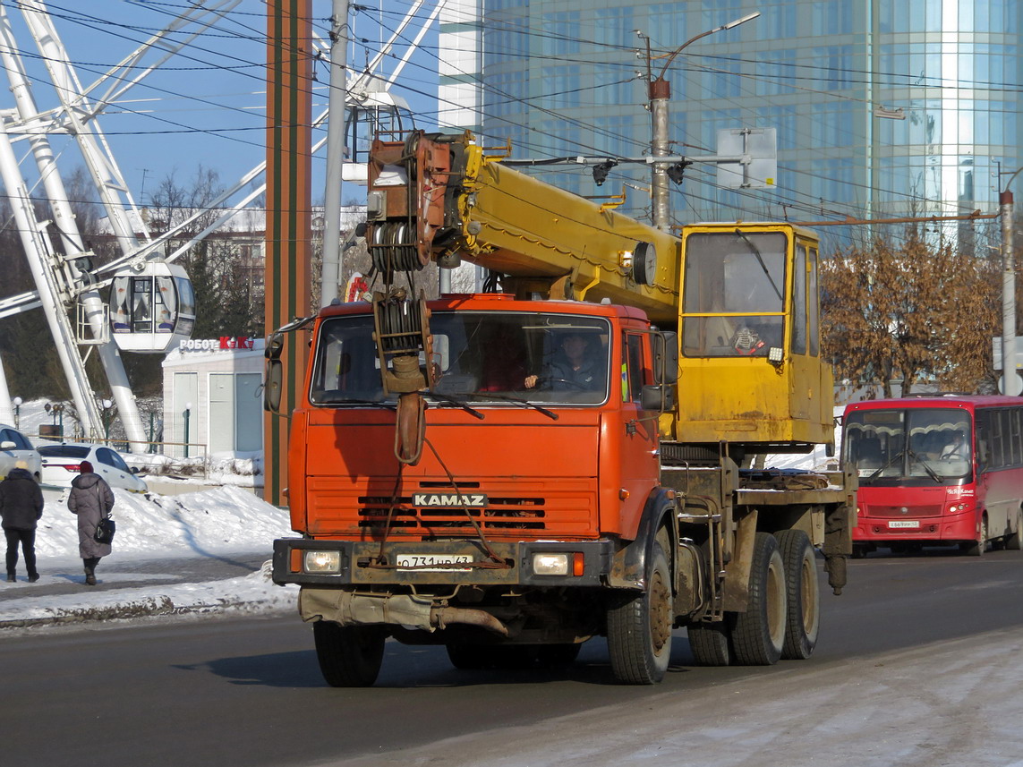 Кировская область, № О 731 НВ 43 — КамАЗ-65115 (общая модель)