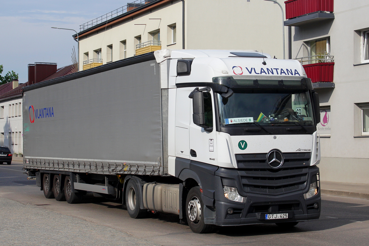 Литва, № GTJ 425 — Mercedes-Benz Actros ('2011) 1845