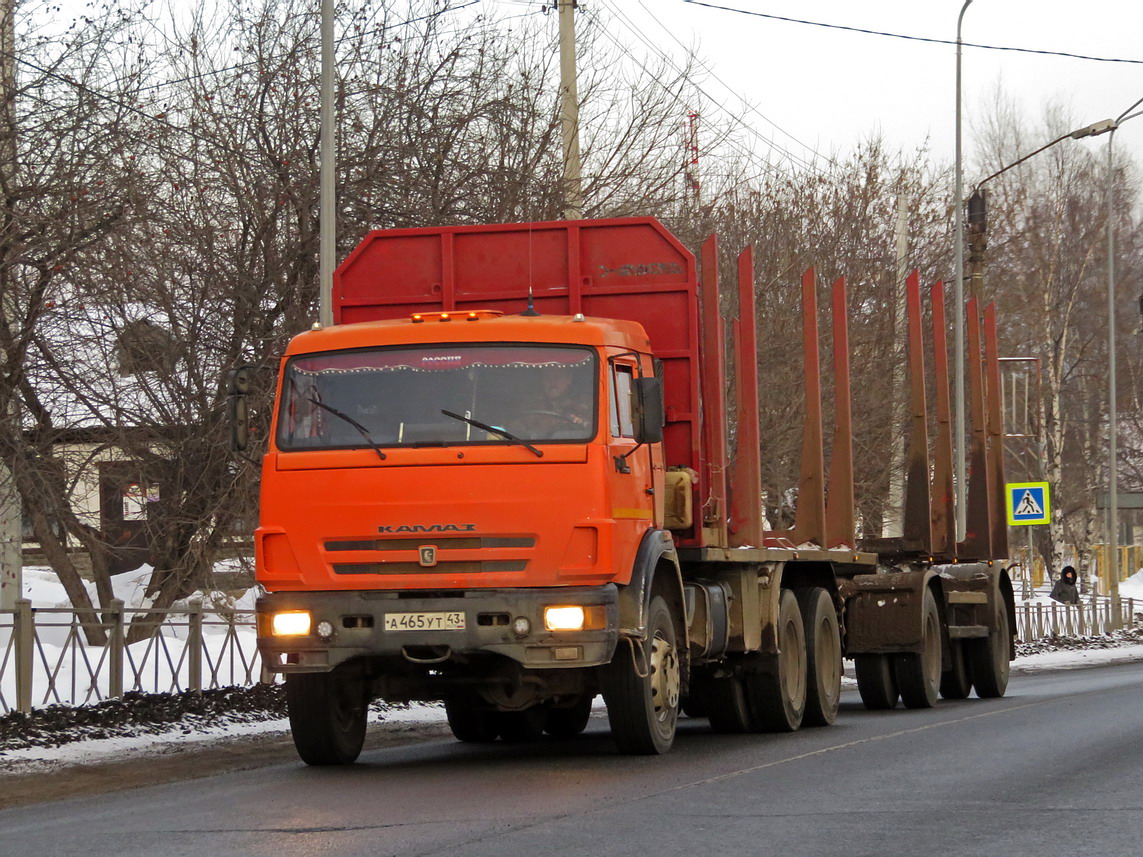 Кировская область, № А 465 УТ 43 — КамАЗ-53228-13 [53228N]