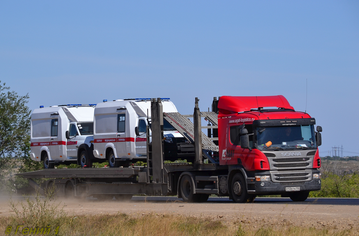 Нижегородская область, № Р 136 ТК 152 — Scania ('2011) P380