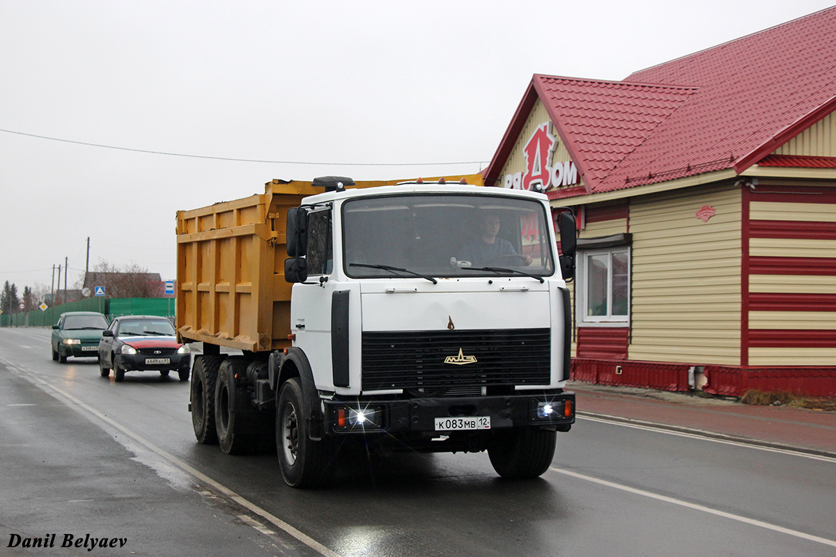 Ненецкий автономный округ, № К 083 МВ 12 — МАЗ-5516A5