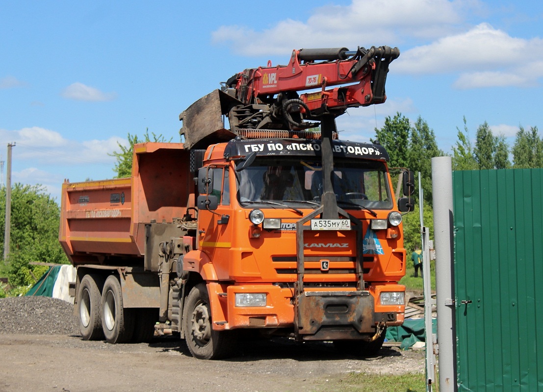 Псковская область, № А 535 МУ 60 — КамАЗ-65115 (общая модель)