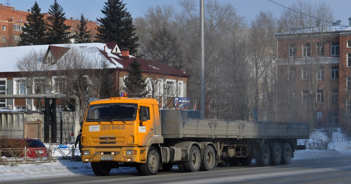 Омская область, № С 483 КС 55 — КамАЗ-65116-N3