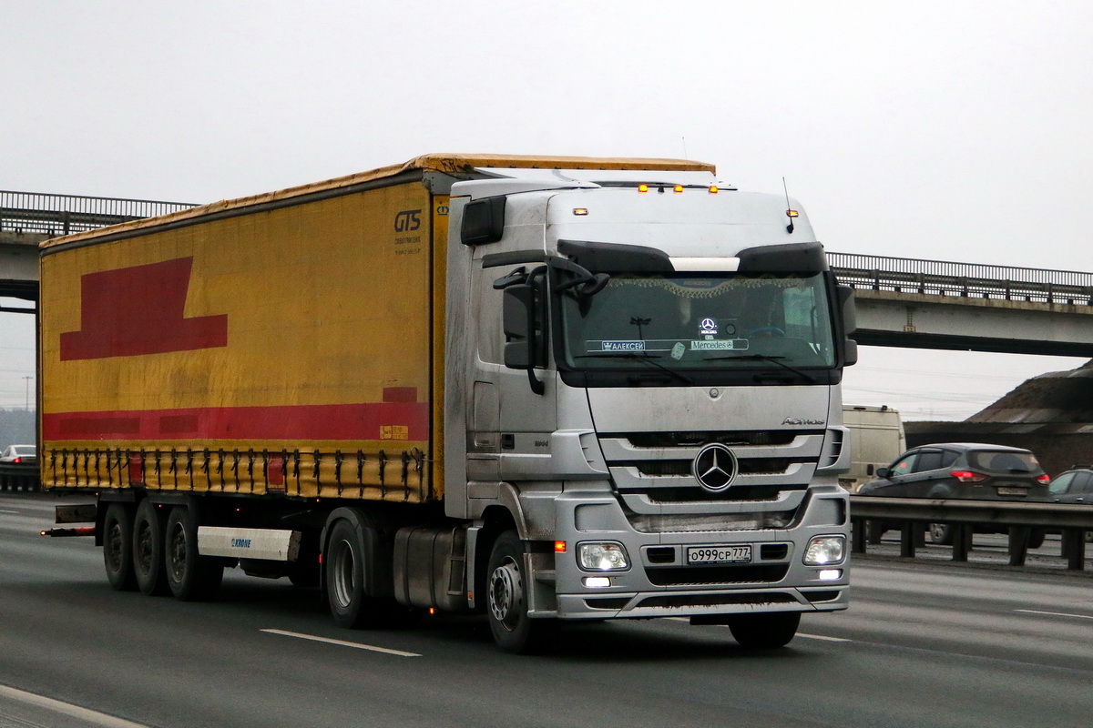 Москва, № О 999 СР 777 — Mercedes-Benz Actros ('2009) 1844