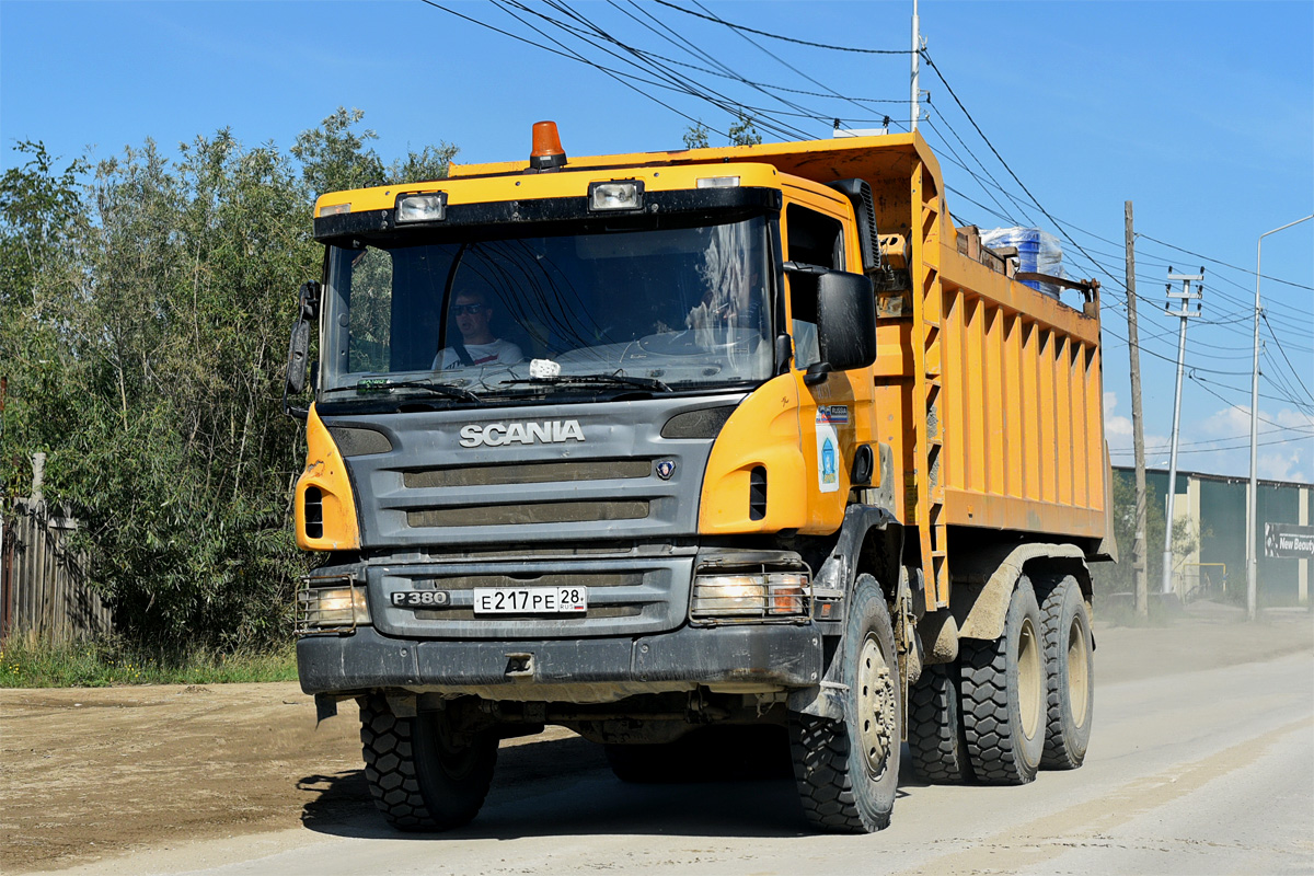 Амурская область, № Е 217 РЕ 28 — Scania ('2004) P340