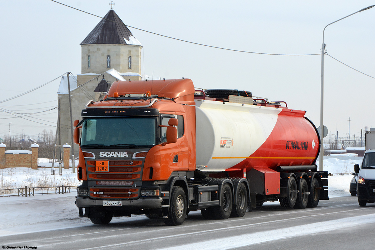 Саха (Якутия), № Х 366 КК 14 — Scania ('2013) R500