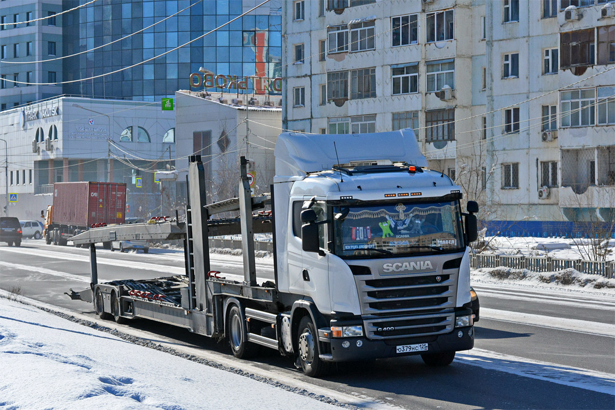 Приморский край, № О 379 НС 125 — Scania ('2013) G400