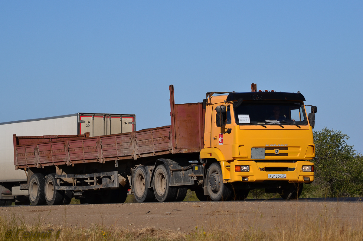 Волгоградская область, № Р 813 ОХ 34 — КамАЗ-65116-N3