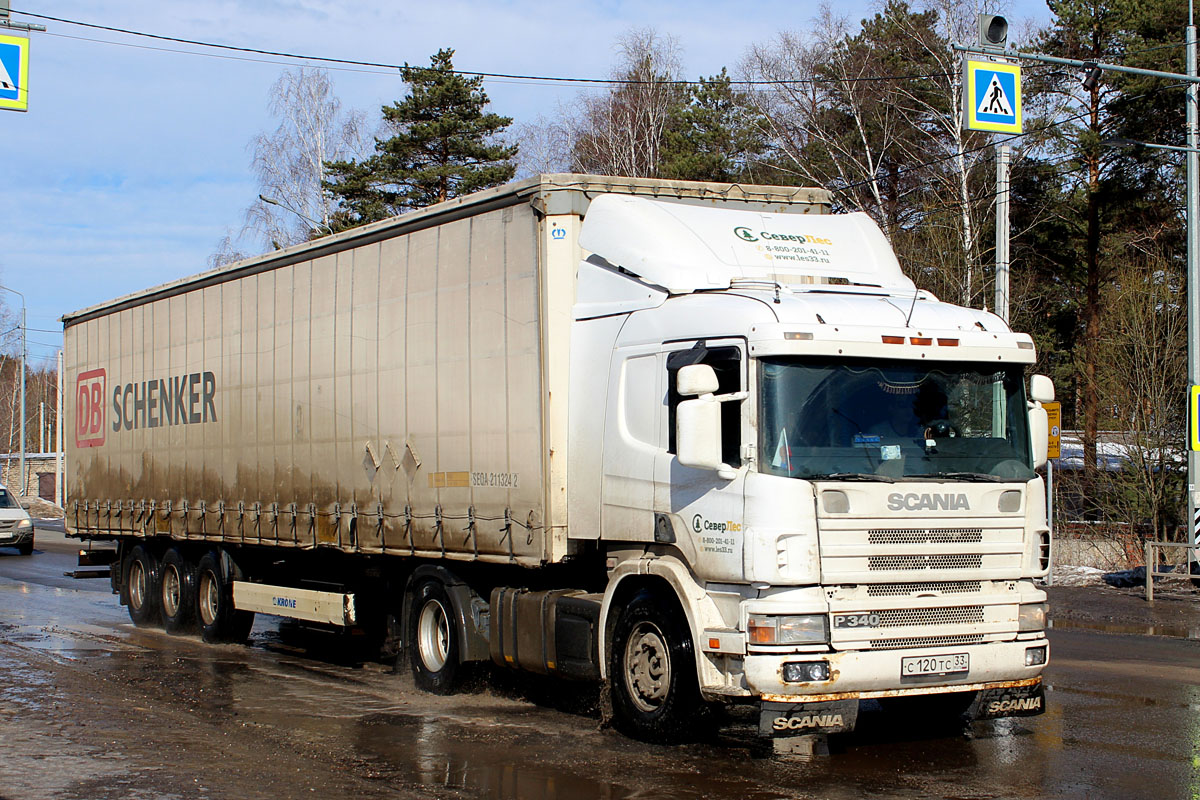 Владимирская область, № С 120 ТС 33 — Scania ('1996) P340