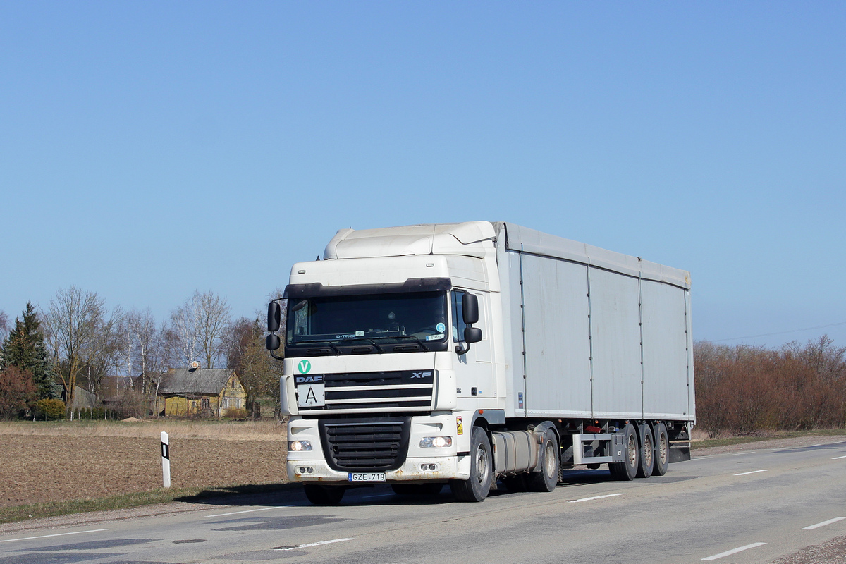 Литва, № GZE 719 — DAF XF105 FT