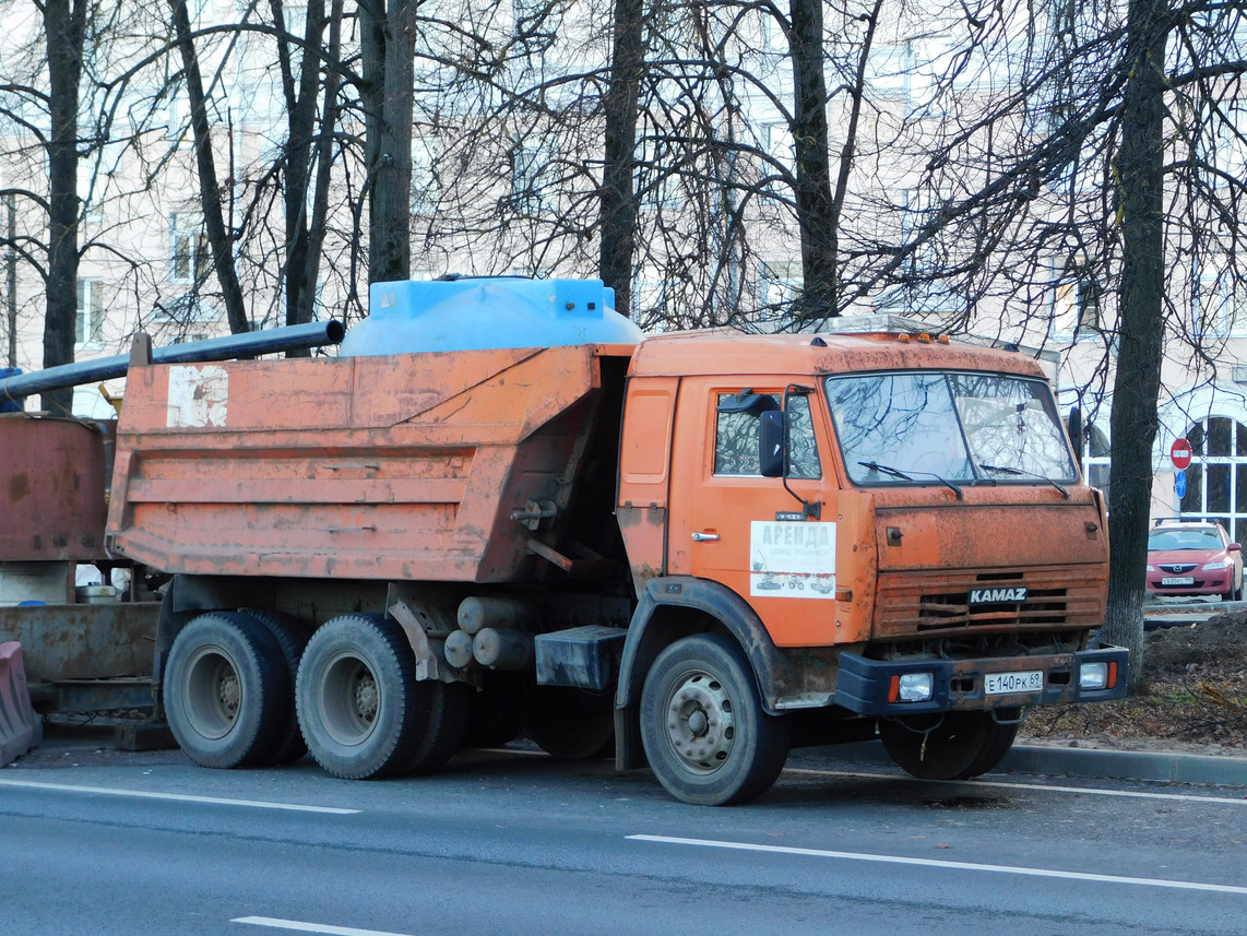 Тверская область, № Е 140 РК 69 — КамАЗ-54115 (общая модель)