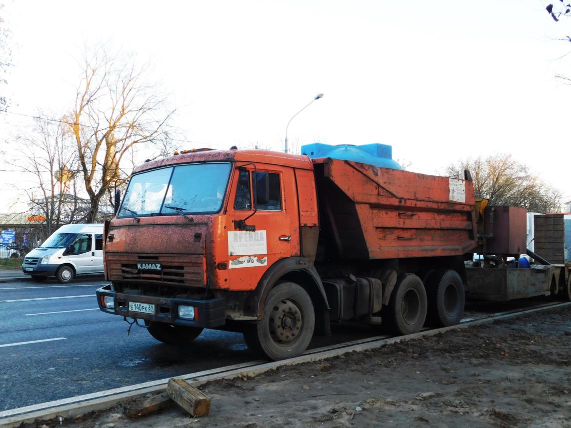 Тверская область, № Е 140 РК 69 — КамАЗ-54115 (общая модель)