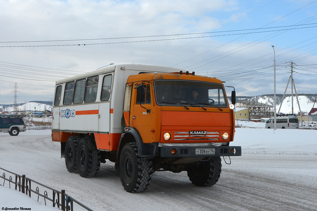 Саха (Якутия), № У 308 ВУ 14 — КамАЗ-43101