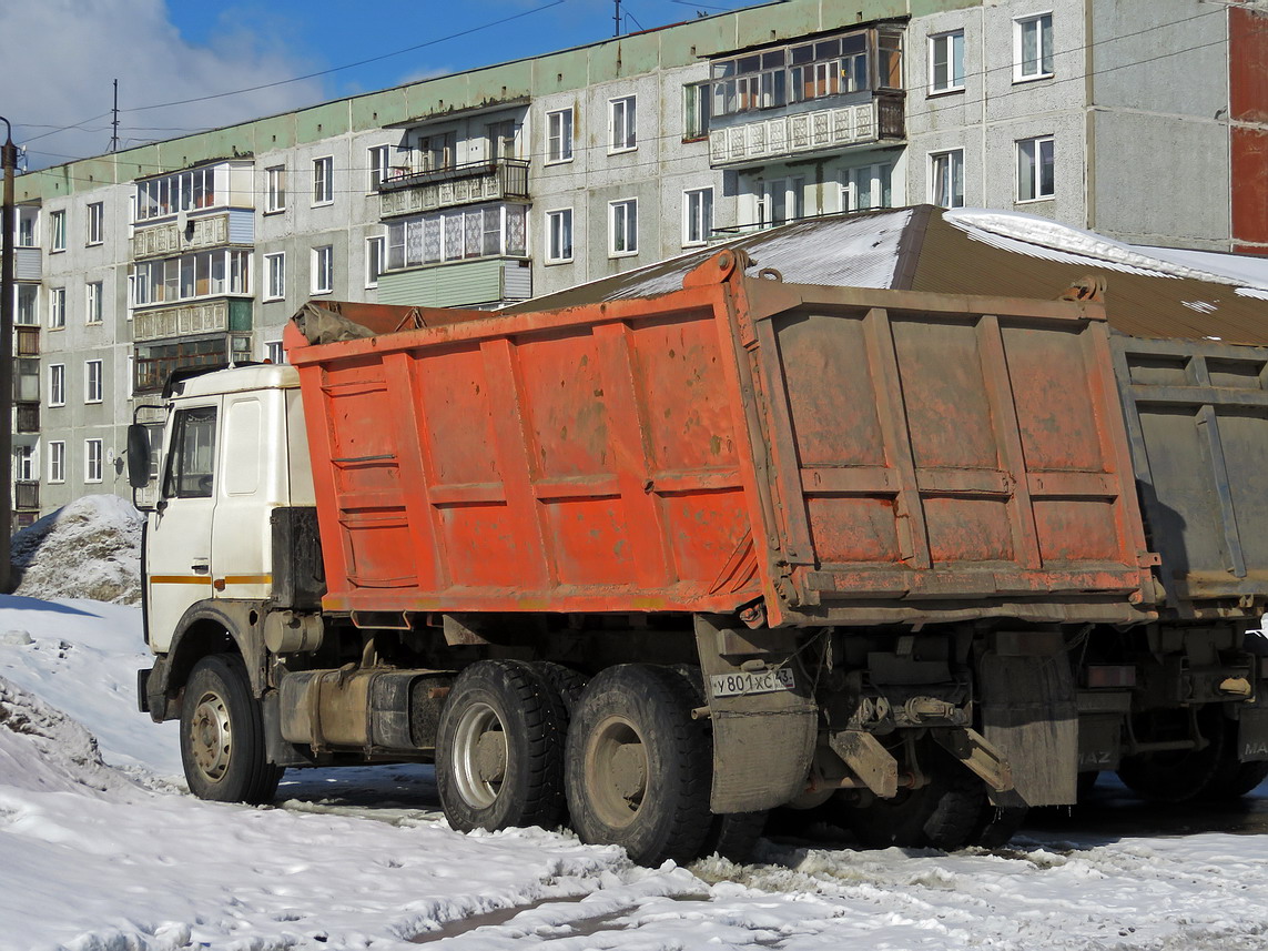 Кировская область, № У 801 ХС 43 — МАЗ-5516 (общая модель)