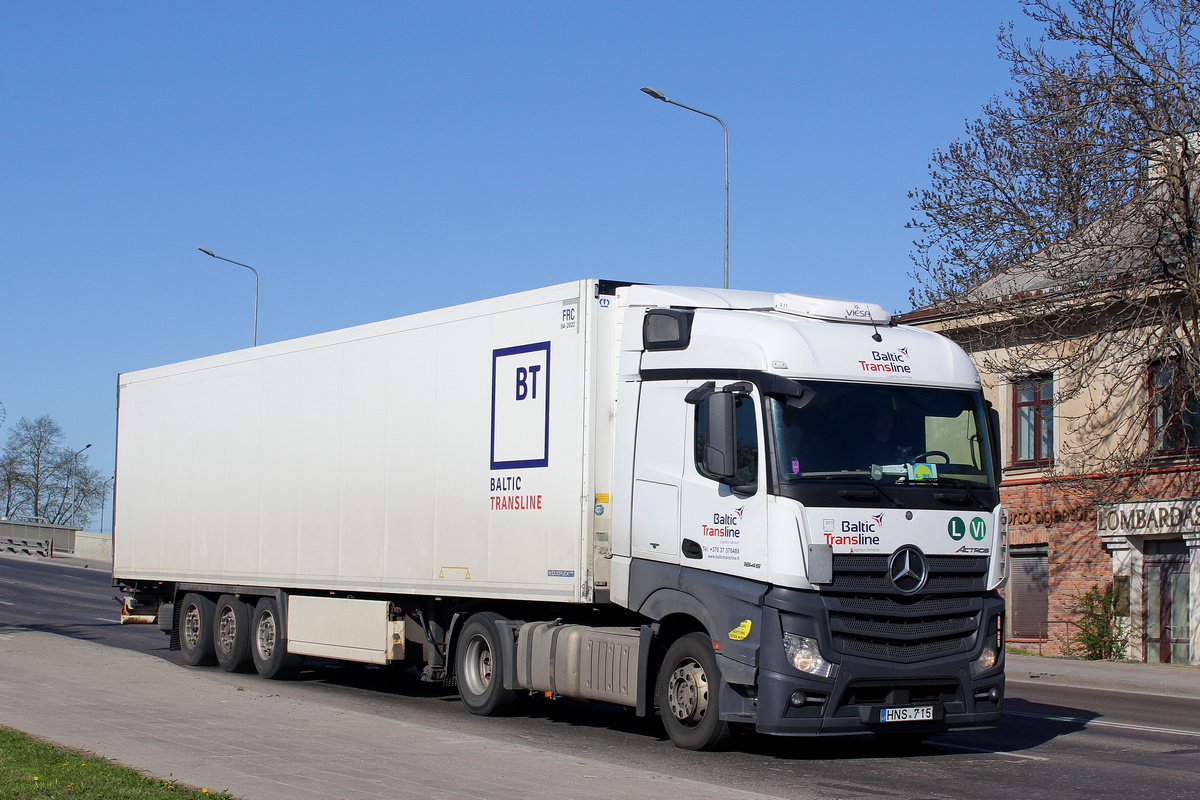 Литва, № HNS 715 — Mercedes-Benz Actros ('2011) 1845