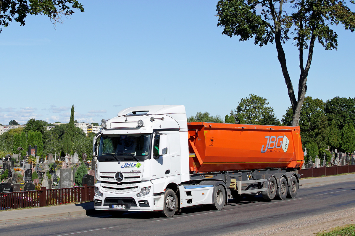 Литва, № LYV 750 — Mercedes-Benz Actros ('2011) 1845