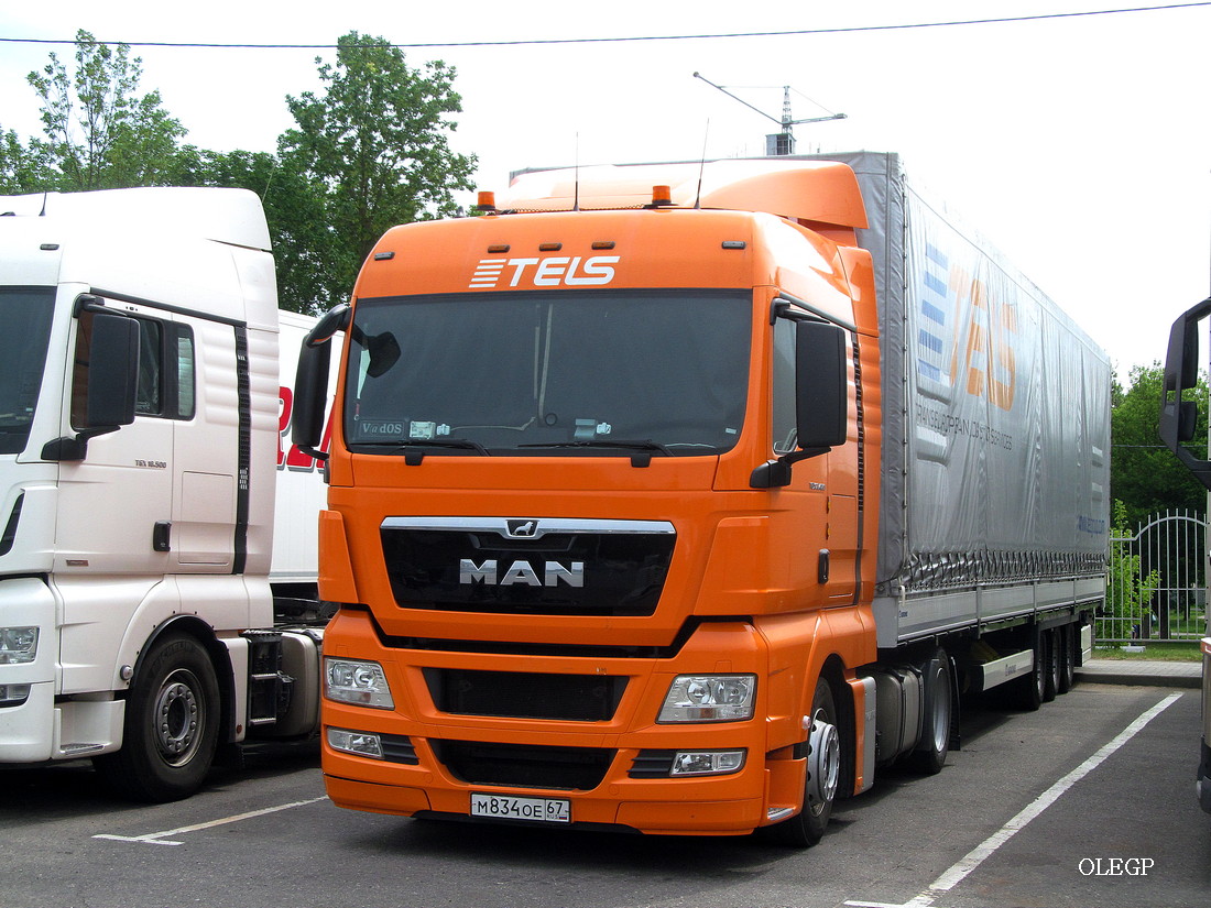 Смоленская область, № М 834 ОЕ 67 — MAN TGX ('2007) 18.480