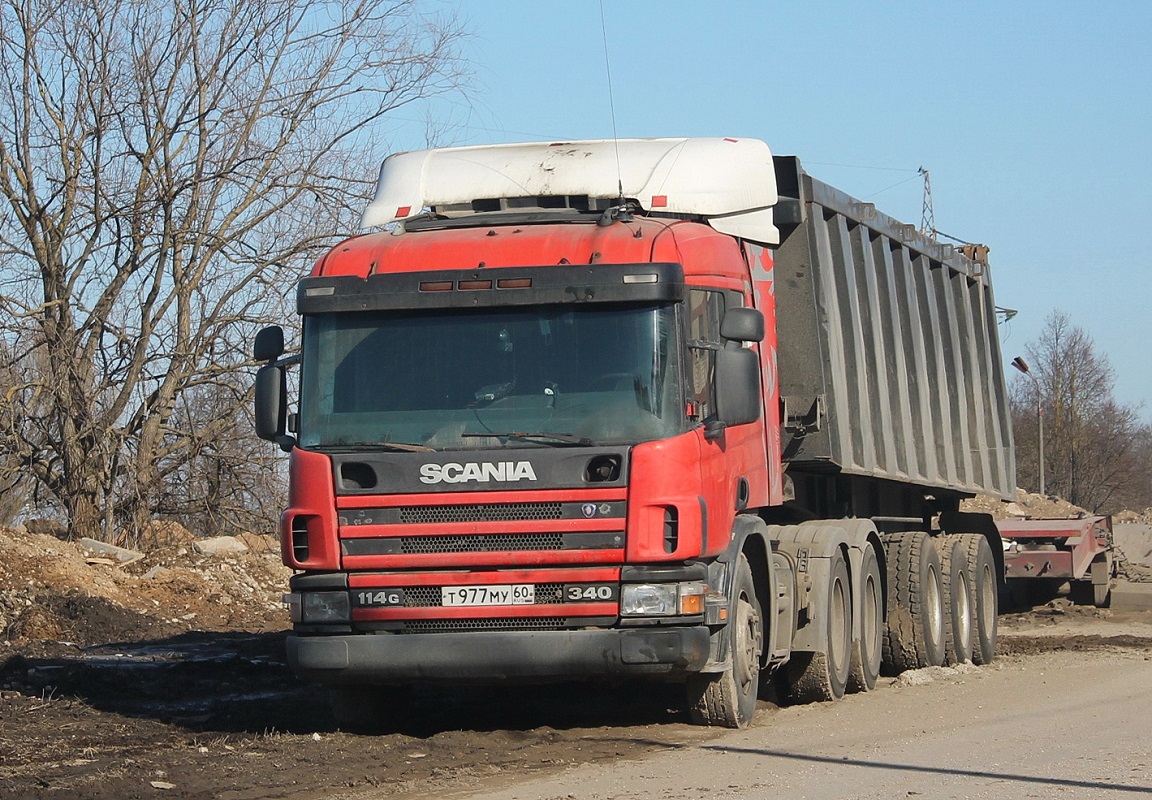 Псковская область, № Т 977 МУ 60 — Scania ('1996) P114G