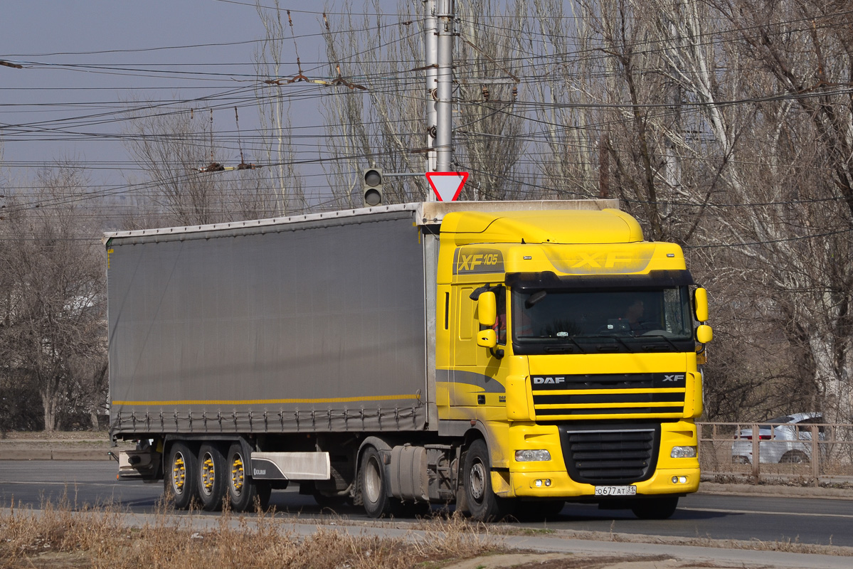 Белгородская область, № О 677 АТ 31 — DAF XF105 FT