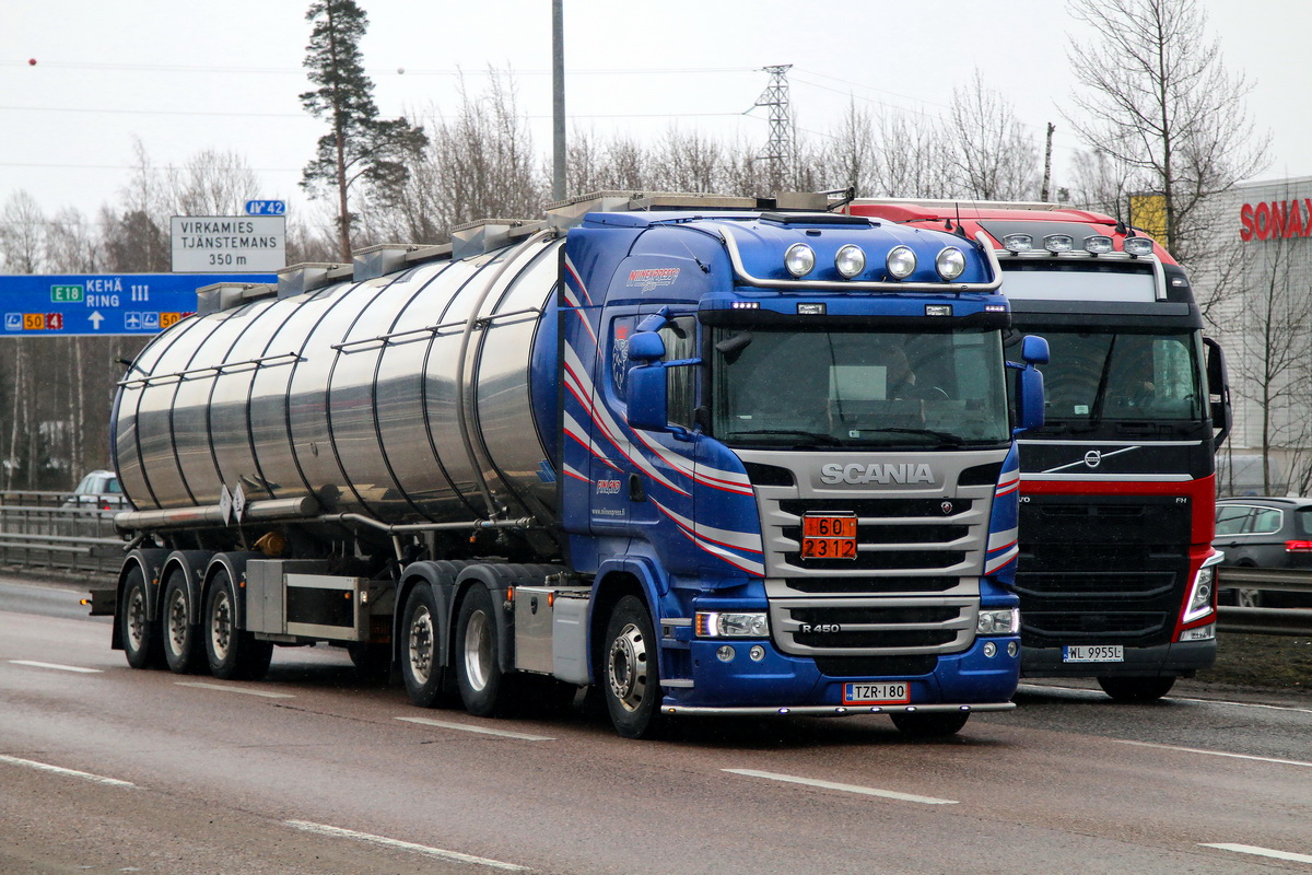 Финляндия, № TZR-180 — Scania ('2013) R450