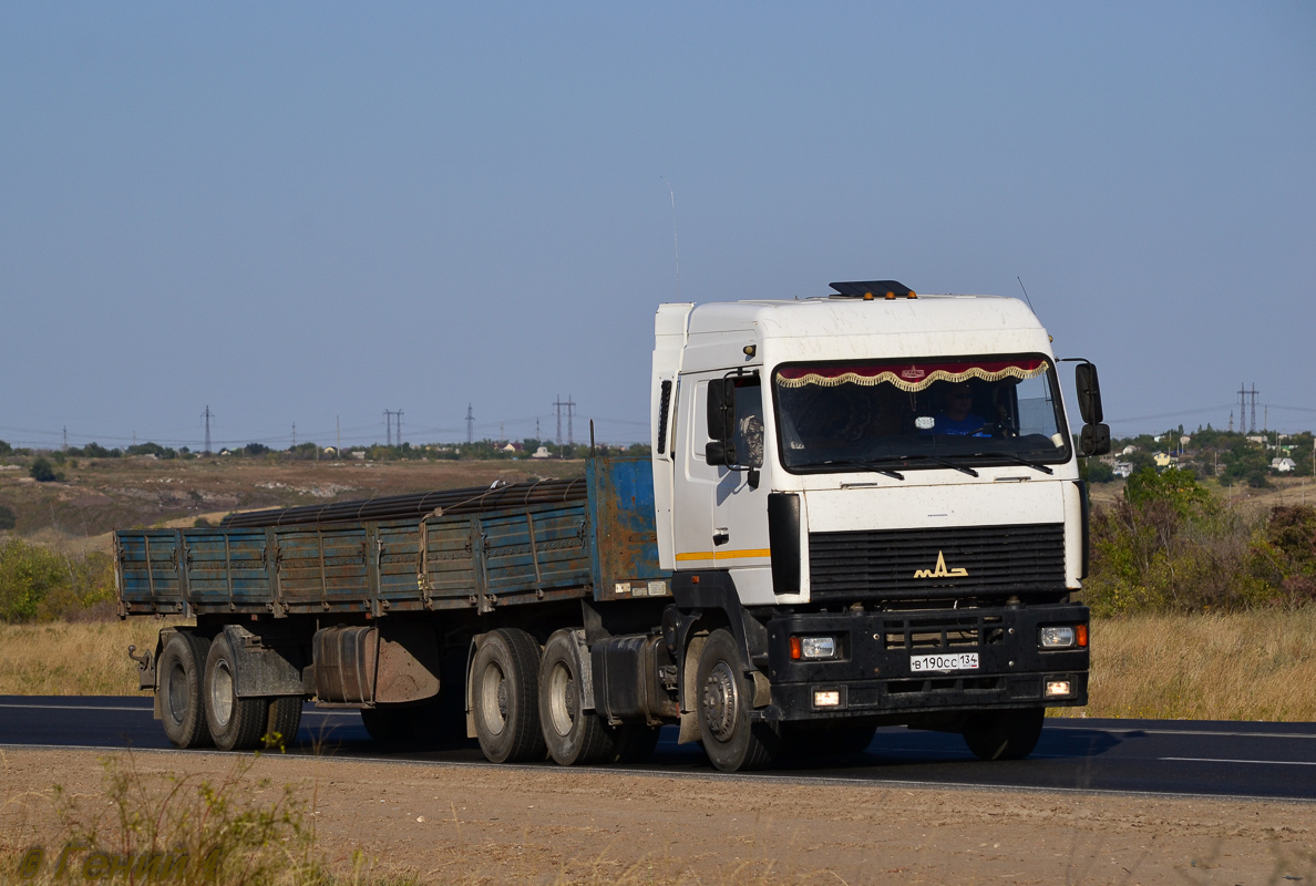 Волгоградская область, № В 190 СС 134 — МАЗ-643008