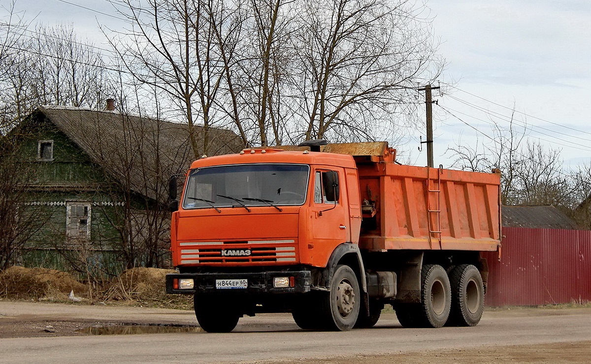 Псковская область, № Н 844 ЕР 60 — КамАЗ-55111 (общая модель)