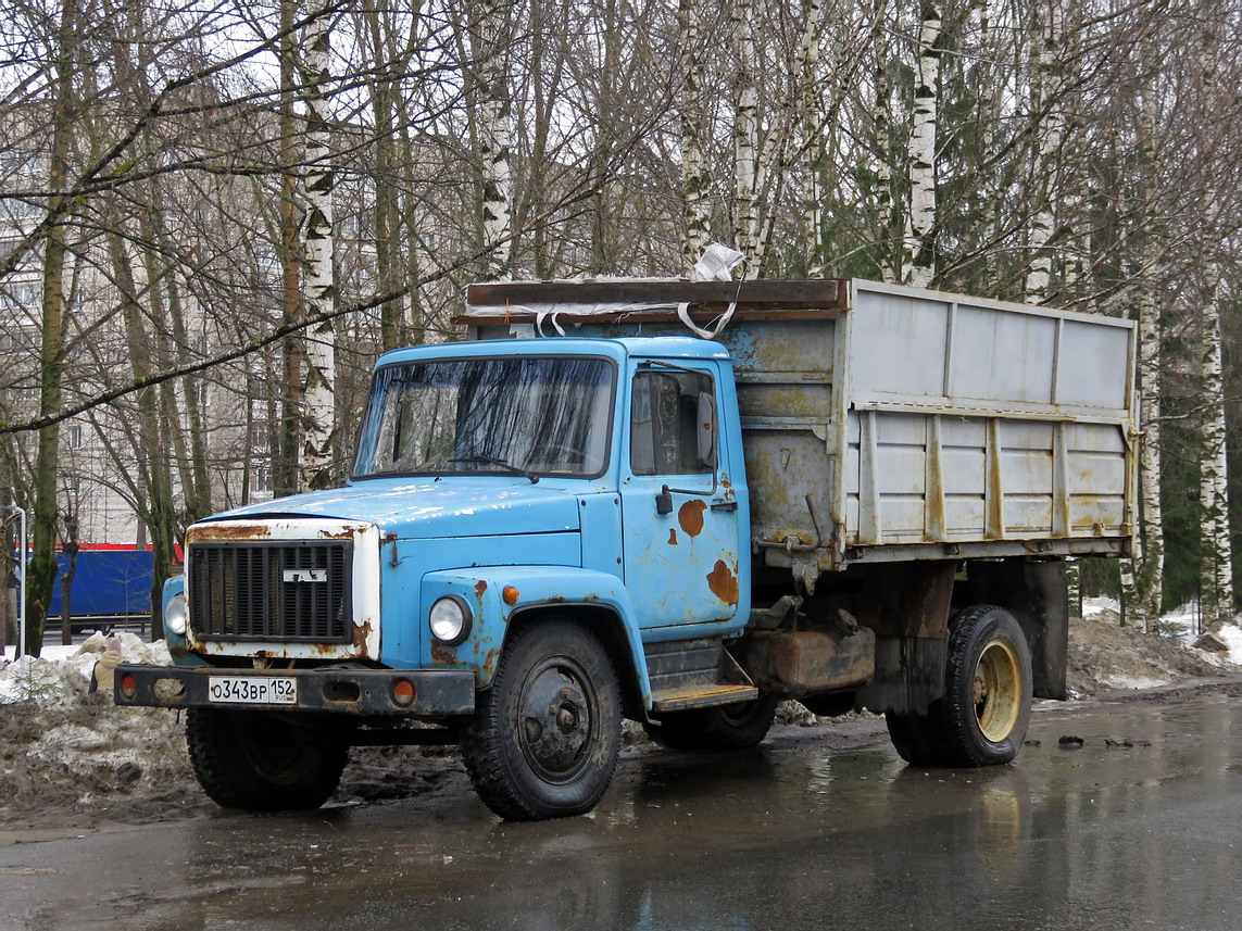 Кировская область, № О 343 ВР 152 — ГАЗ-3307