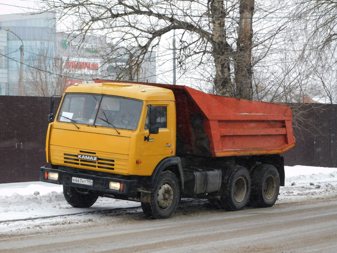 Московская область, № К 667 НТ 190 — КамАЗ-55111-02 [55111C]