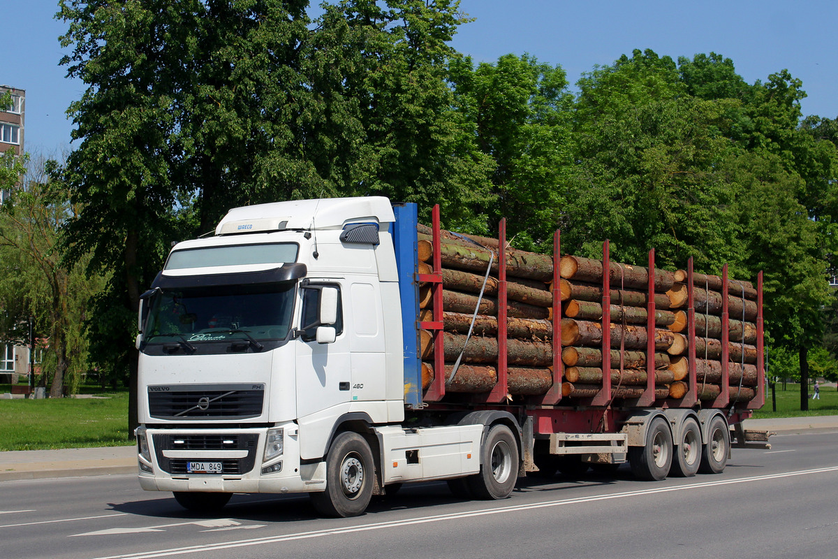 Литва, № MDA 849 — Volvo ('2008) FH.460