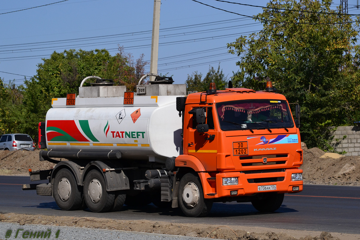 Волгоградская область, № Е 736 АК 134 — КамАЗ-65115-L4