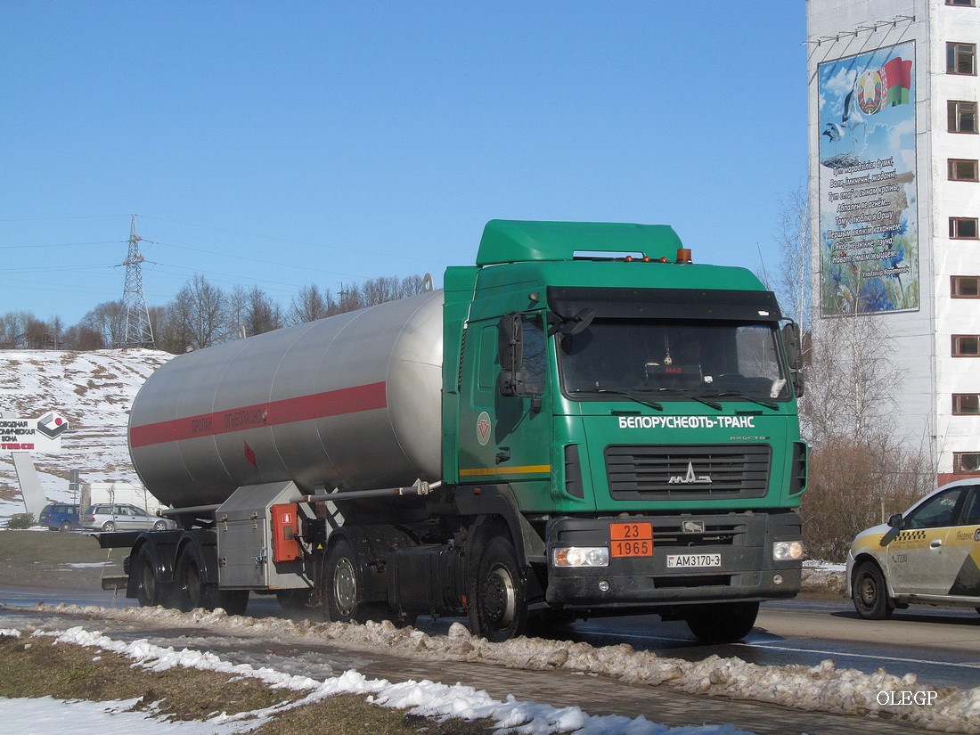 Гомельская область, № АМ 3170-3 — МАЗ-5440 (общая модель)