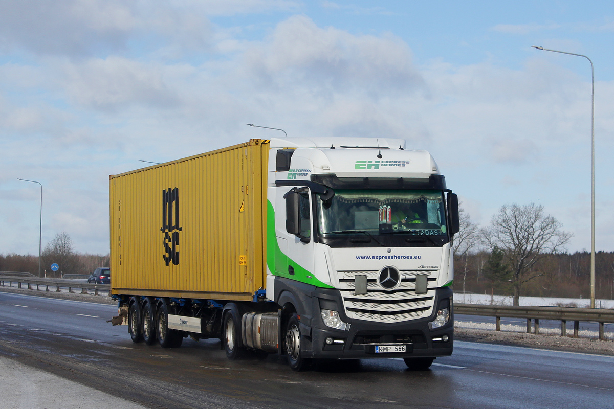 Литва, № KMP 566 — Mercedes-Benz Actros ('2011) 1845