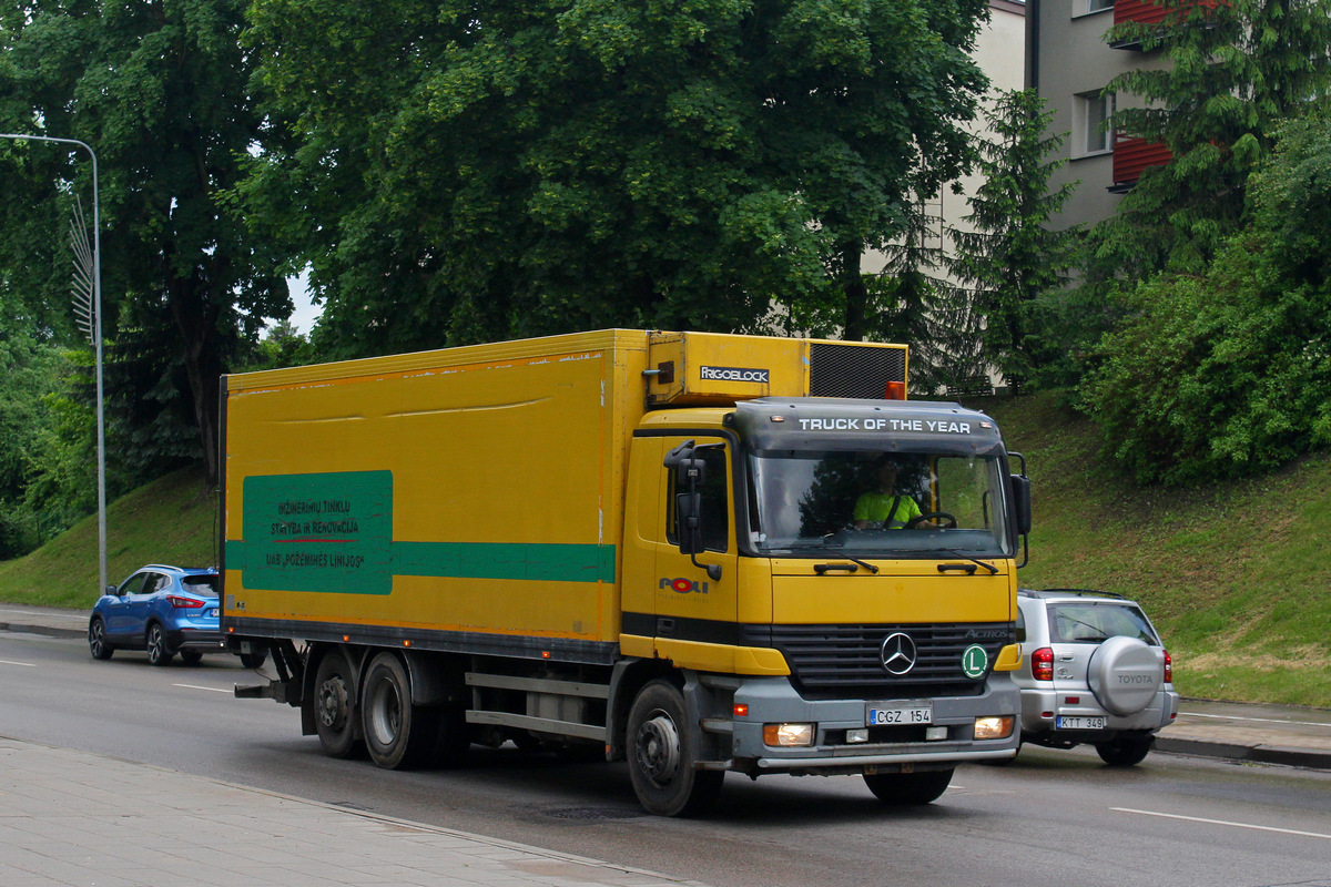 Литва, № CGZ 154 — Mercedes-Benz Actros ('1997) 2535