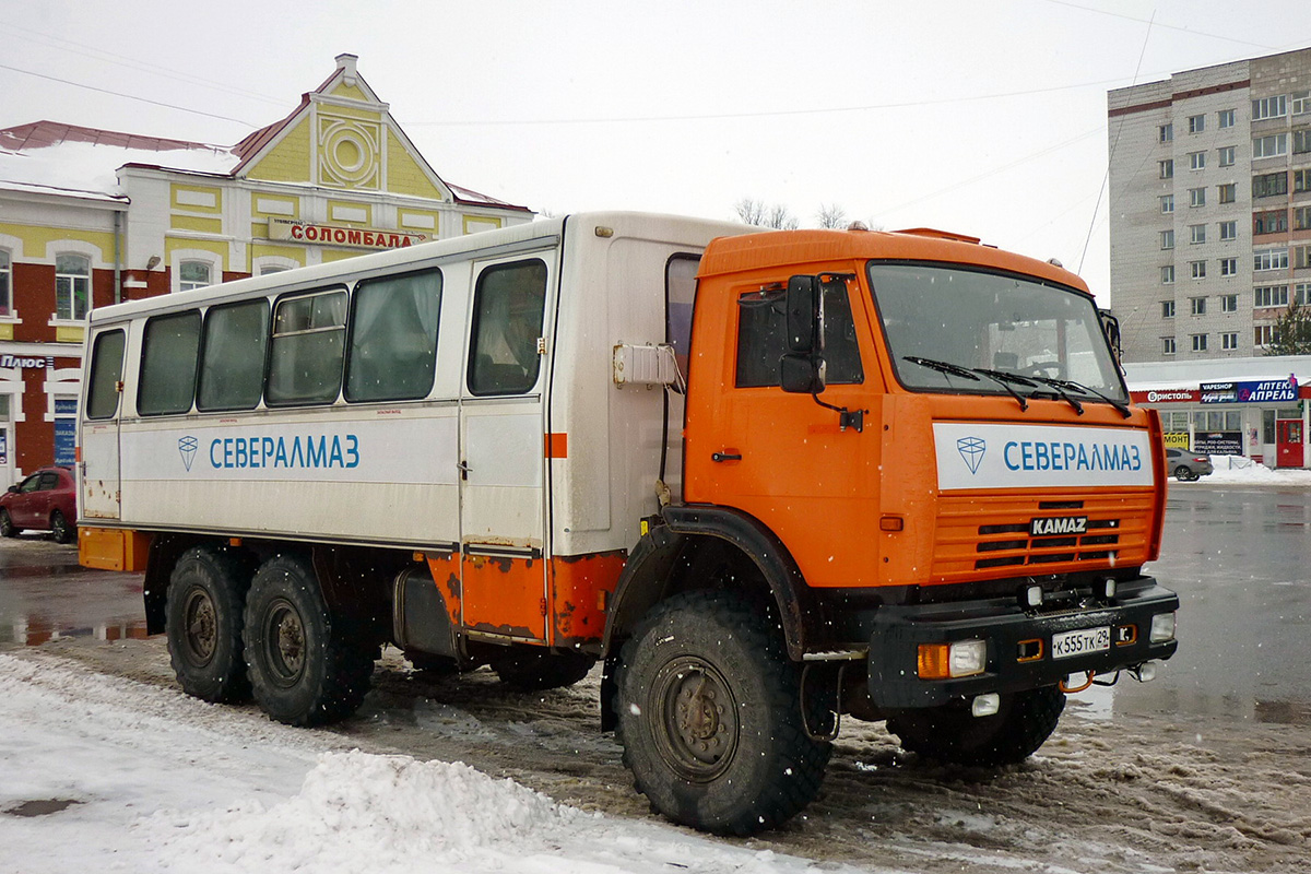 Архангельская область, № К 555 ТК 29 — КамАЗ-43114-15 [43114R]