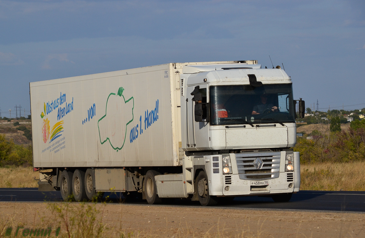 Пензенская область, № Р 458 МН 58 — Renault Magnum ('2005)