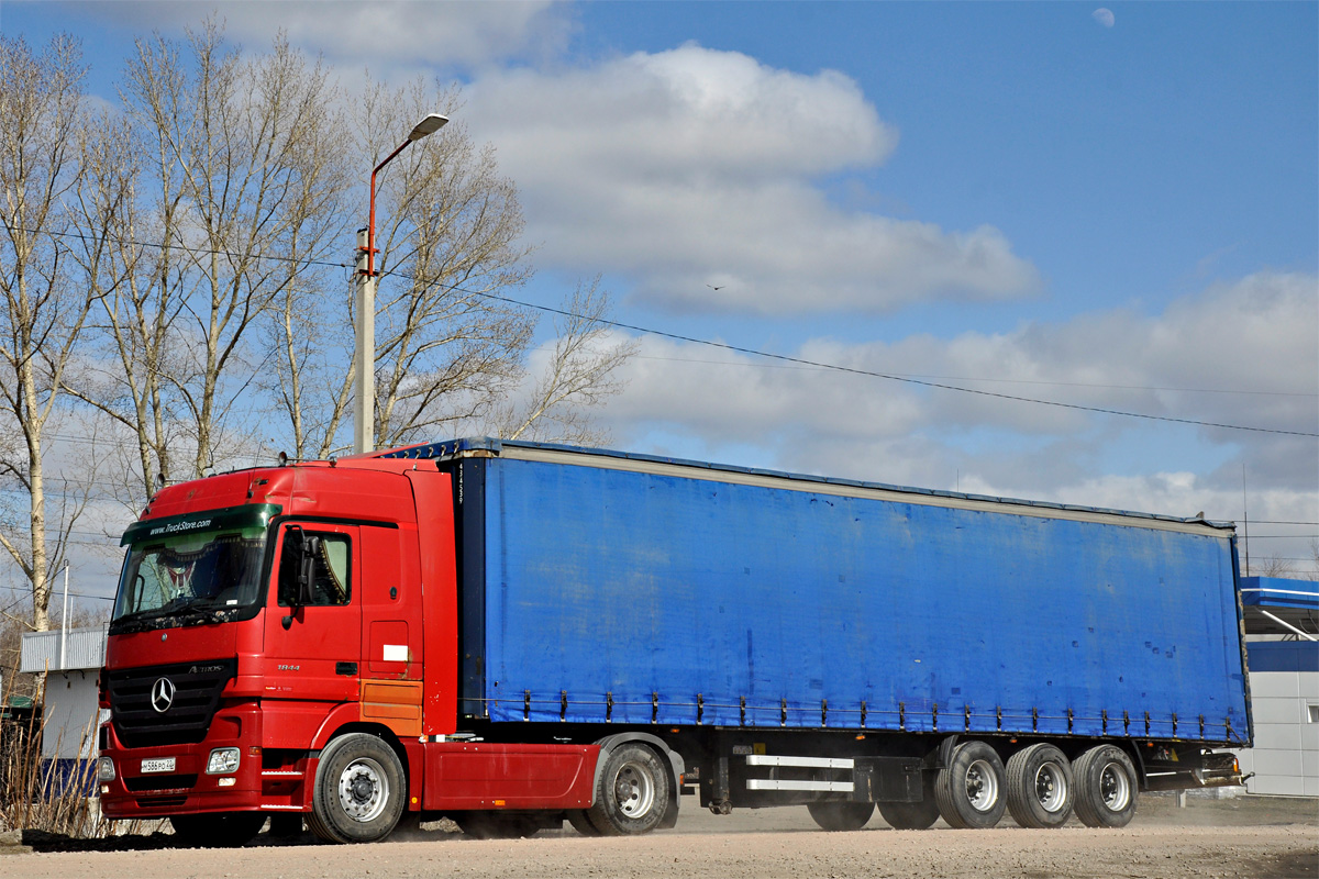 Алтайский край, № М 586 РО 22 — Mercedes-Benz Actros ('2003) 1844