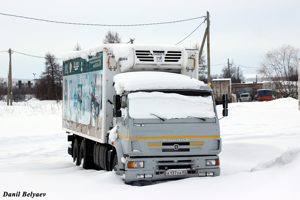 Ненецкий автономный округ, № А 137 ОА 83 — КамАЗ-65117 [651170]