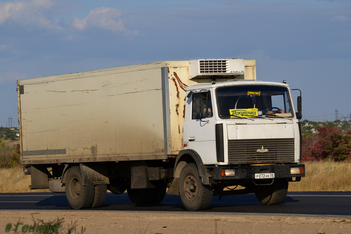 Волгоградская область, № Р 072 НК 58 — МАЗ-5337 [533700]