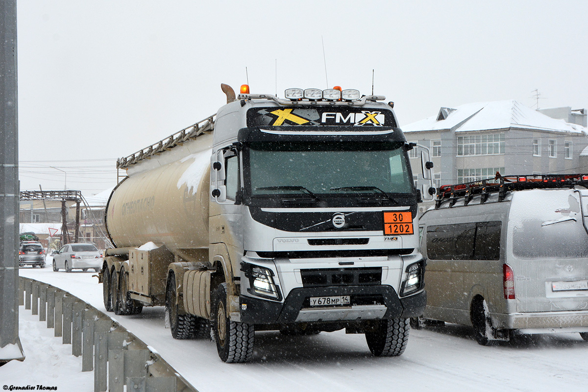 Саха (Якутия), № У 678 МР 14 — Volvo ('2013) FMX.540 [X9P]