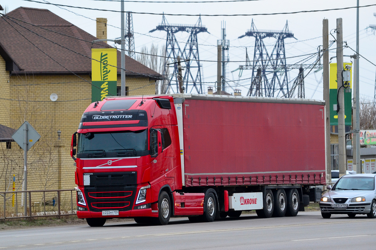 Волгоградская область, № Е 222 МТ 134 — Volvo ('2012) FH.460