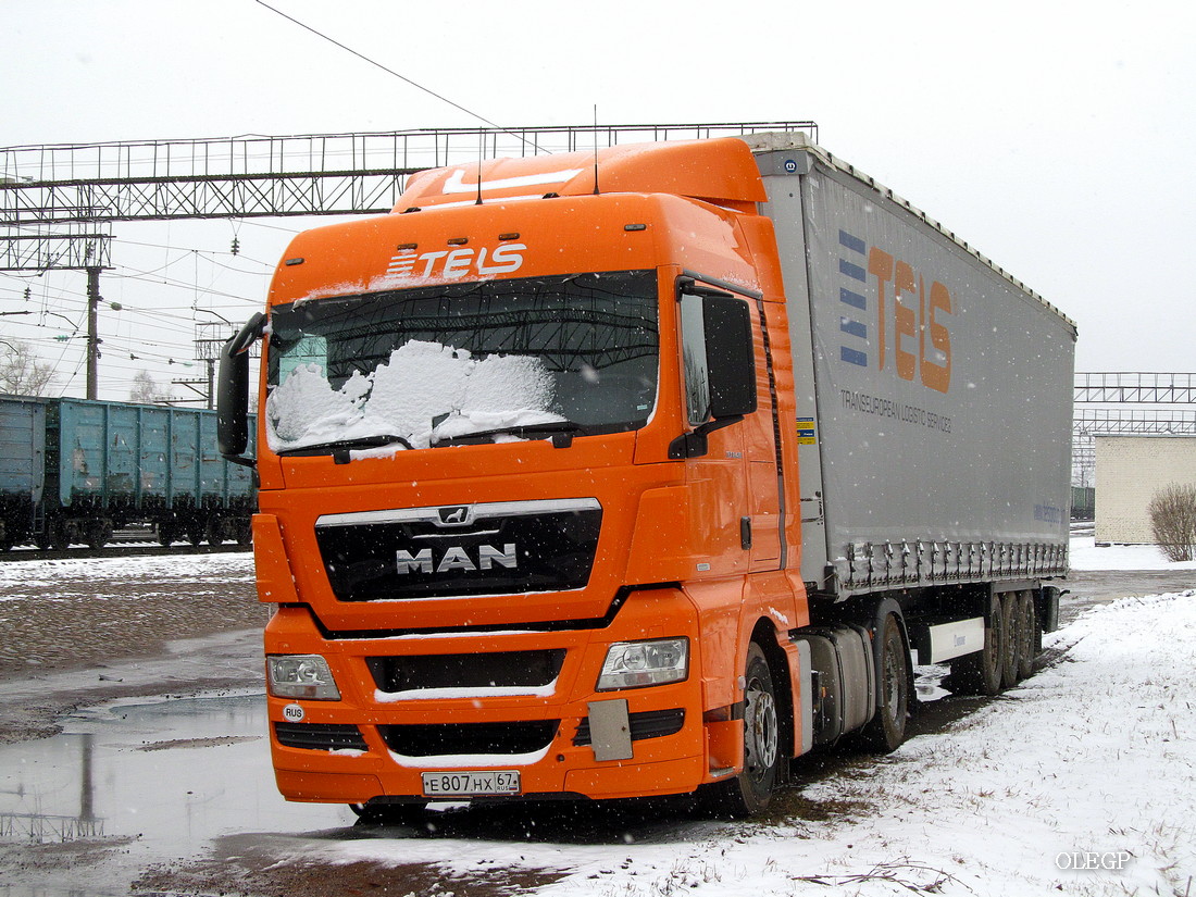 Смоленская область, № Е 807 НХ 67 — MAN TGX ('2007) 18.480