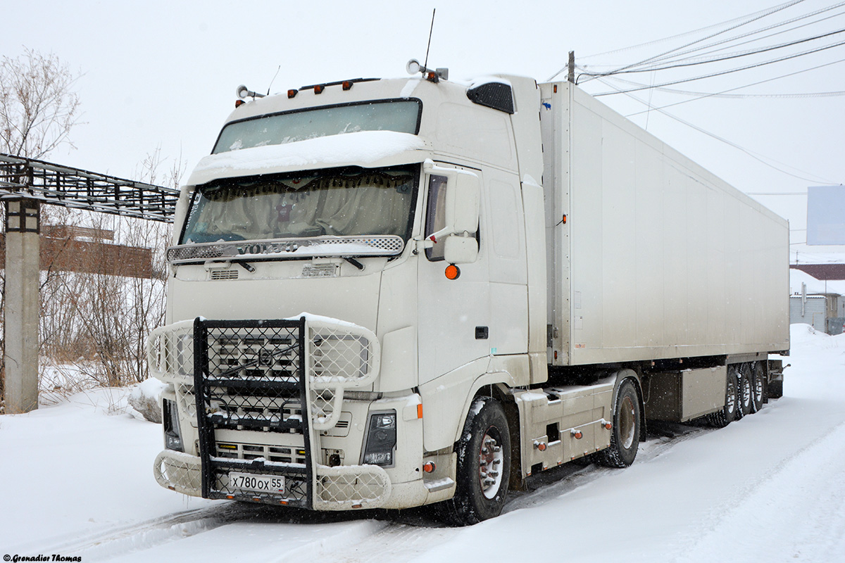 Омская область, № Х 780 ОХ 55 — Volvo ('2002) FH12.440