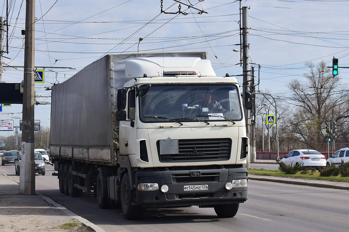 Волгоградская область, № М 145 МЕ 134 — МАЗ-5440B5