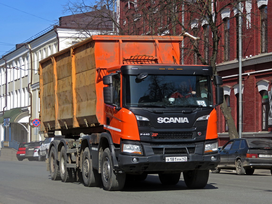 Кировская область, № Х 181 УН 43 — Scania ('2016) P440