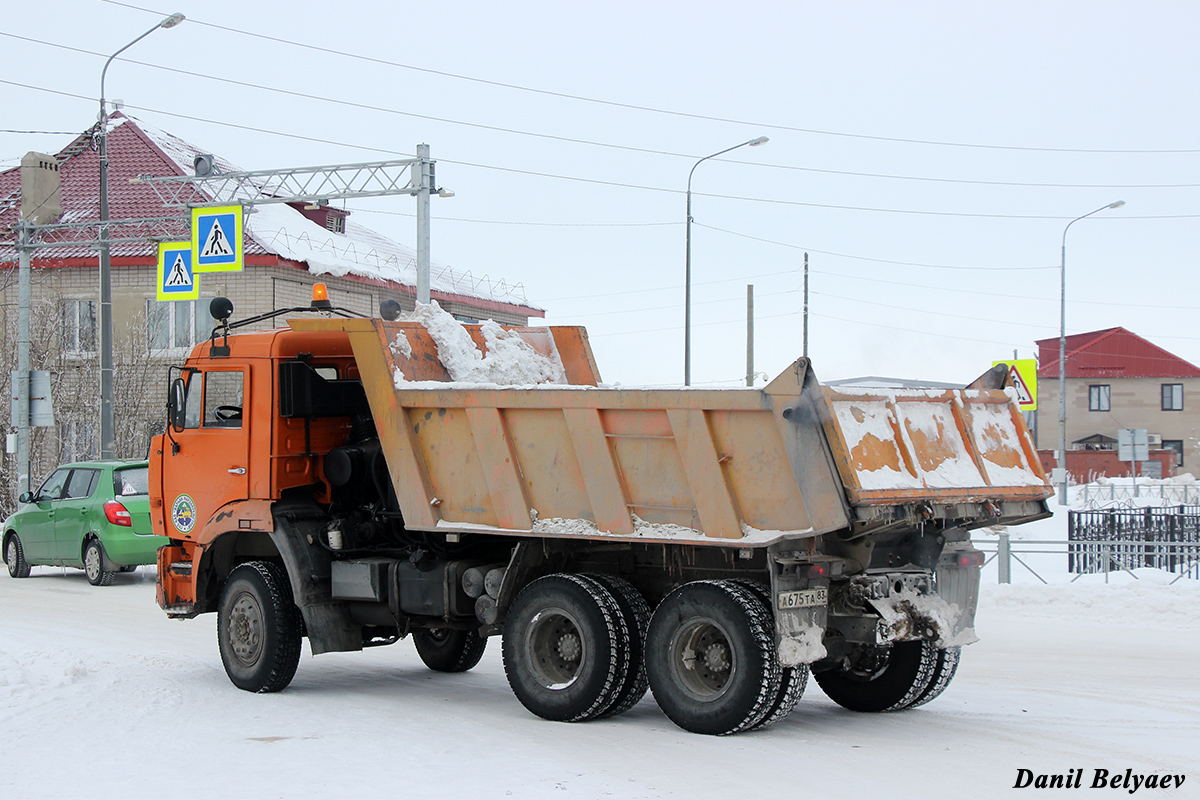 Ненецкий автономный округ, № А 675 ТА 83 — КамАЗ-65111 [651110]