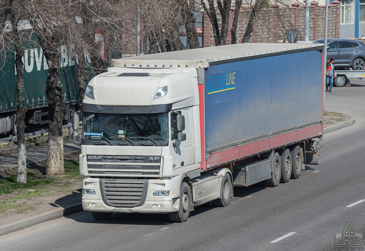 Туркестанская область, № 097 AEQ 13 — DAF XF105 FT